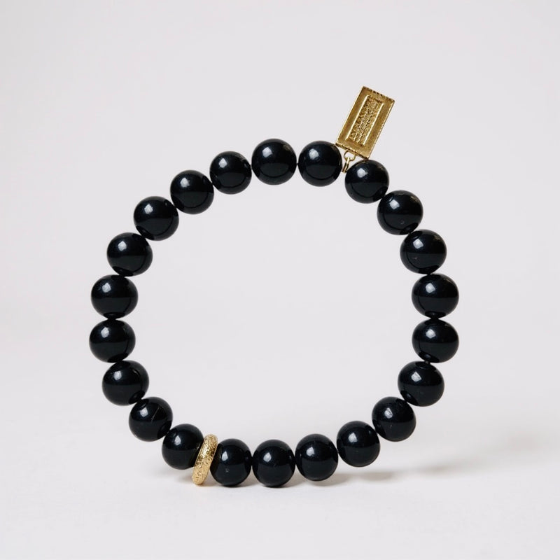 ONYX DIAMOND GAURDIAN BRACELET
